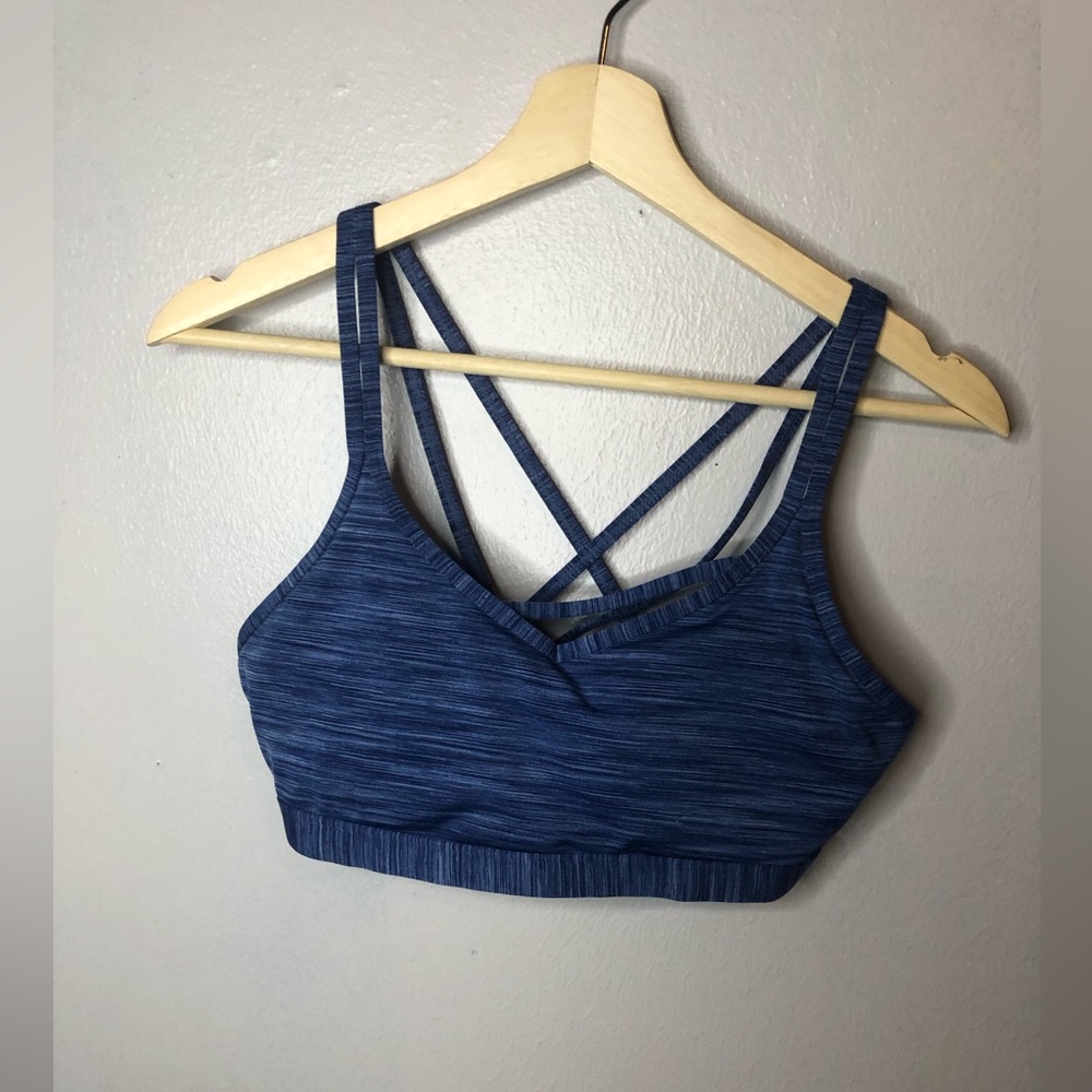 ZYIA Sports Bra Active Blue Women Sports Bra Size Small